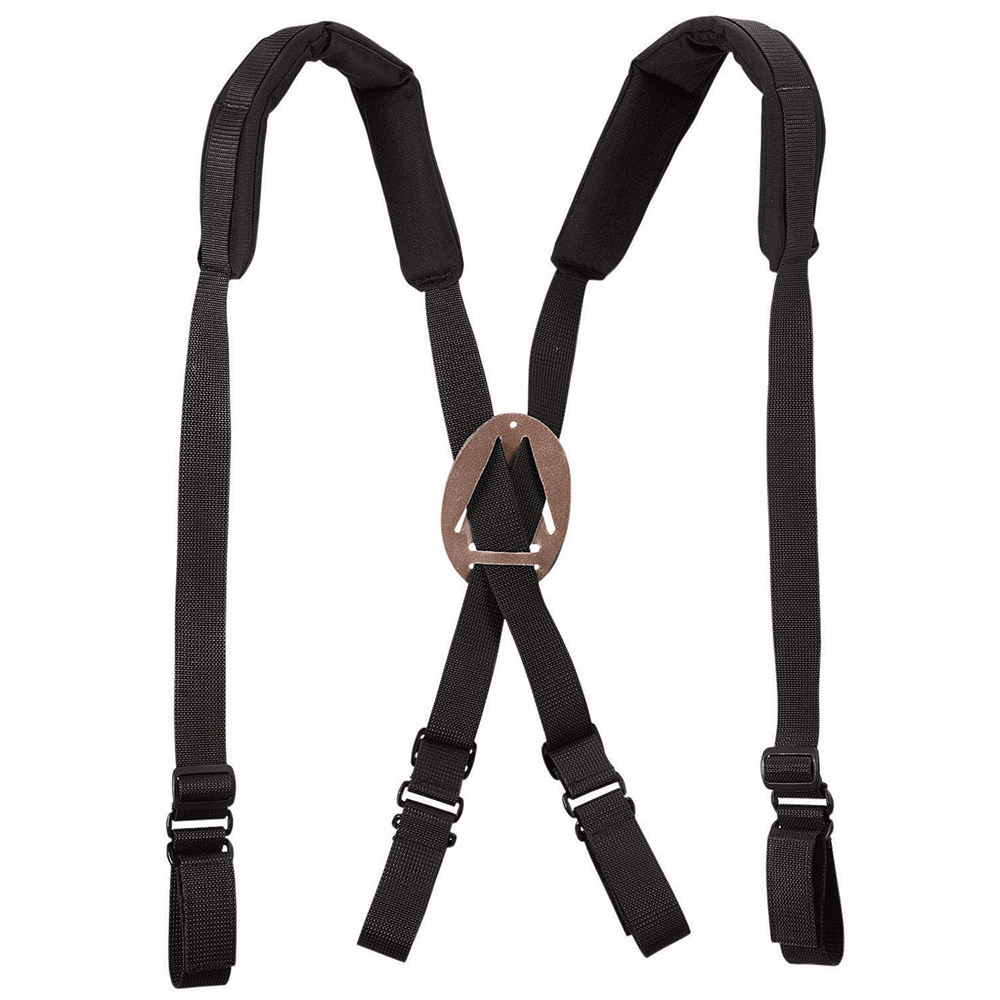 5717 Heavy Duty Padded Suspender, Universal, Nylon, Black