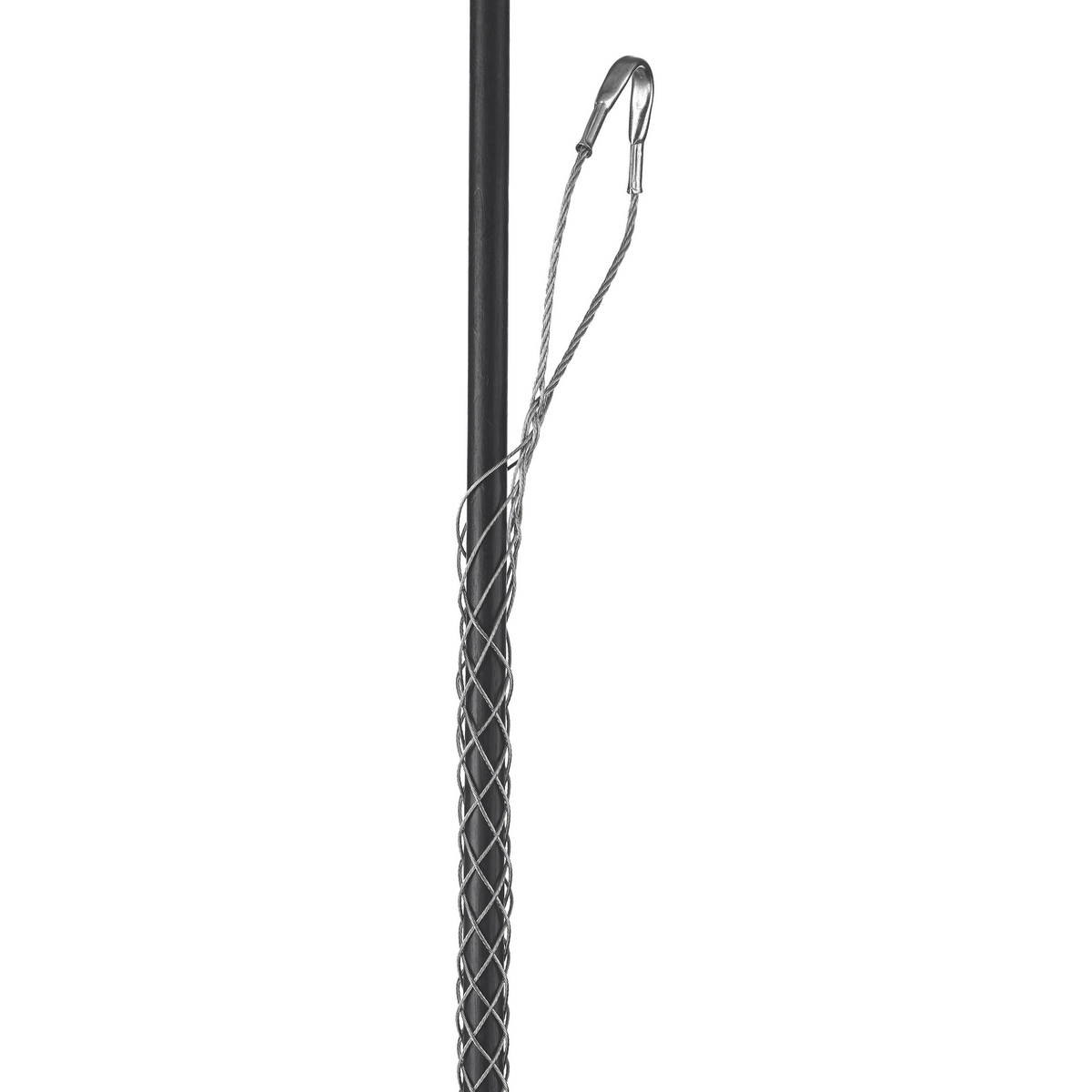 02201045 Standard Duty Closed Mesh Offset Eye Single Weave Support Grip, 310 lb Breaking Strength, 2 to 2.49 in Cable, Bronze, TiN Coated