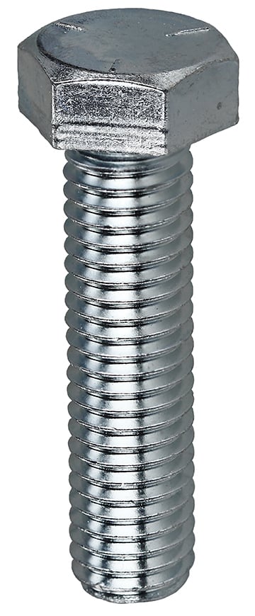 5MB1412 Partial Thread Cap Screw, 1/4-20, 1/2 in L Under Head, 5 Grade, Steel, Zinc Plated