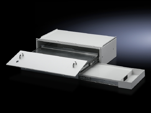 6003000 CP Series 3.5U Drawer With Mouse Pad Support, 42 mm H x 19 in W x 10 in D, Sheet Steel