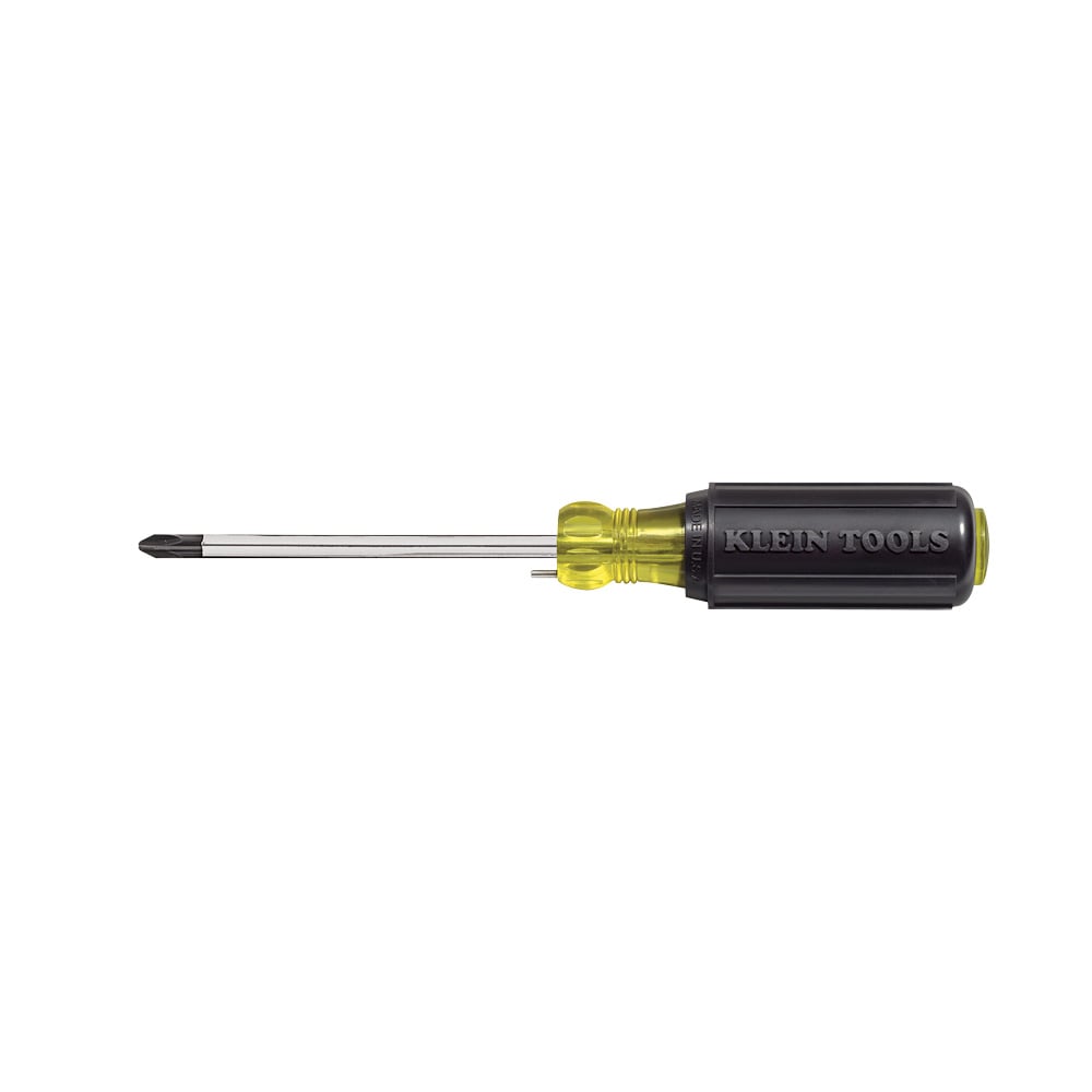 603-4B Wire Bending Screwdriver, #2 Phillips Point, Steel Shank, 8.313 in OAL, Acetate Handle, Polished Chrome, ASME Specified