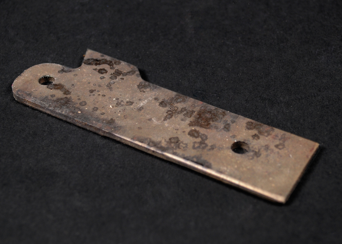 Single Channel Replacement Cutter Blade; Steel, Gray