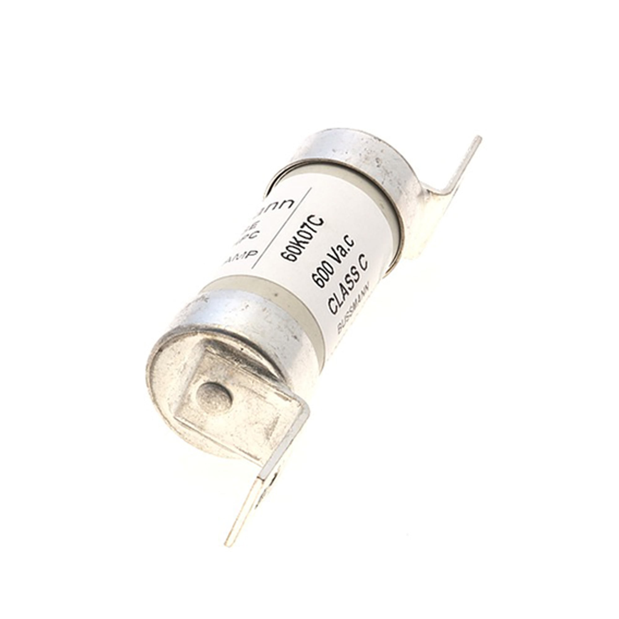60K07C HRC Form II Canadian Current Limiting Fuse, 60 A, 600 V AC/250 V DC, 200 kA Interrupt, Cartridge Body