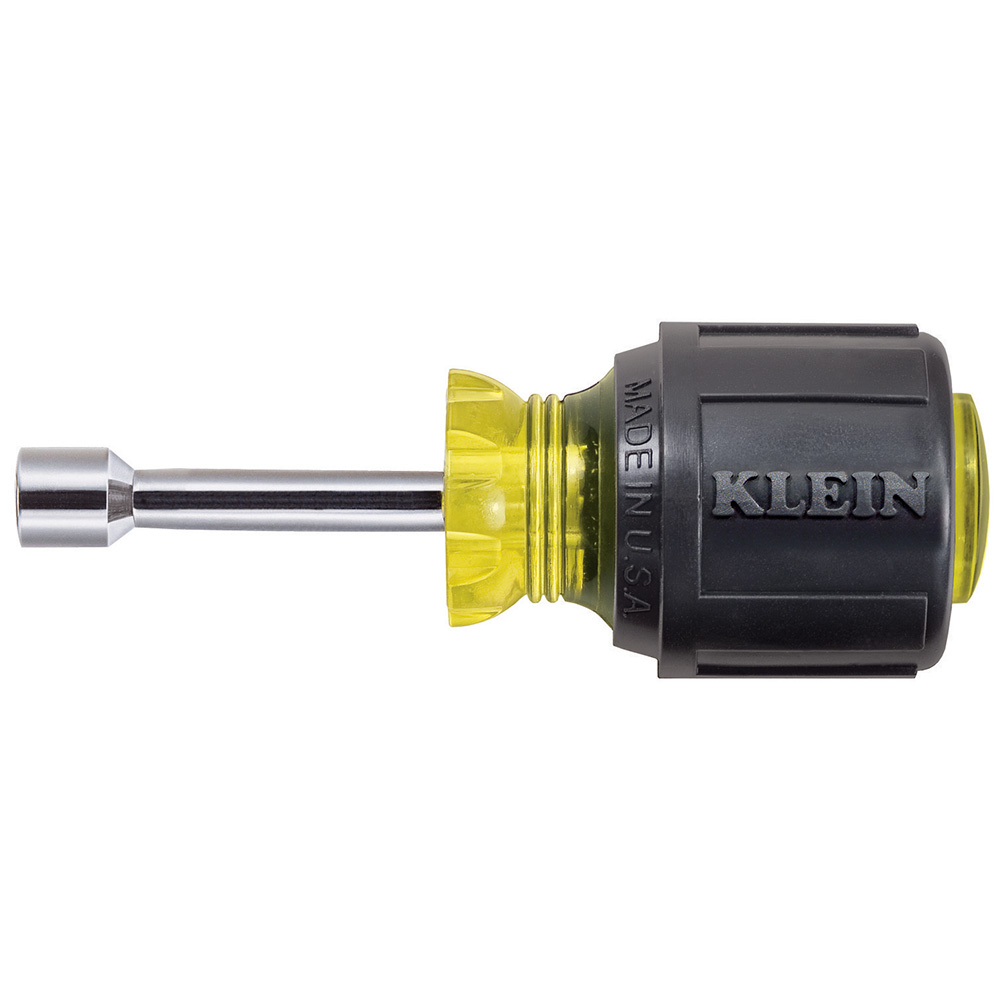 610-1/4M Cushion-Grip Magnetic Nutdriver, 1/4 in, Hollow Shank, Cushion Grip Handle, Polished Chrome