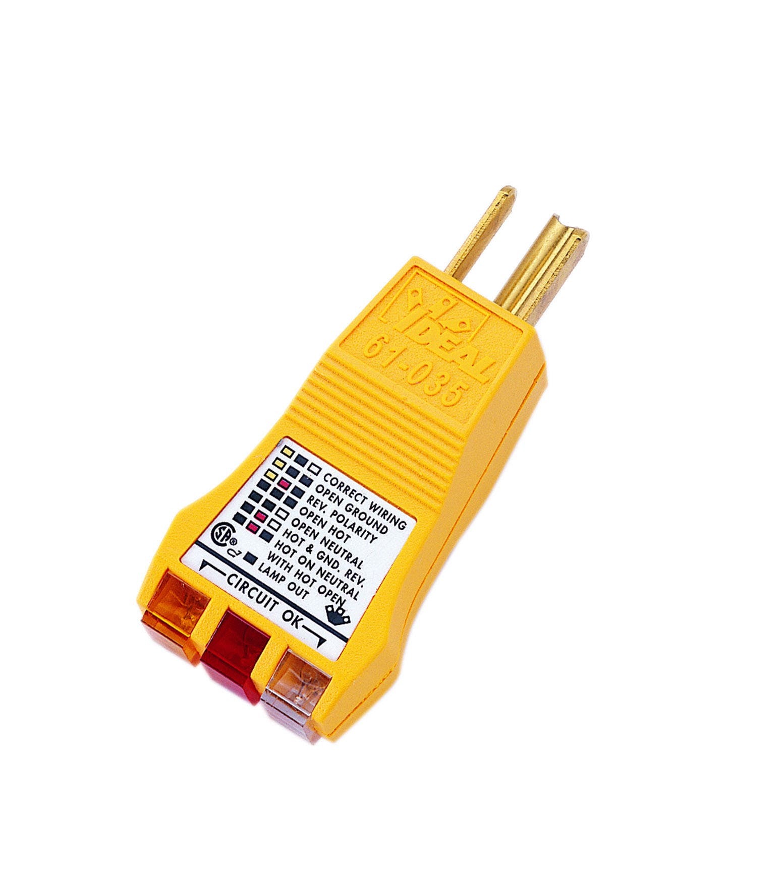 61-035 E-Z Check GFI Circuit Tester, 120 V AC