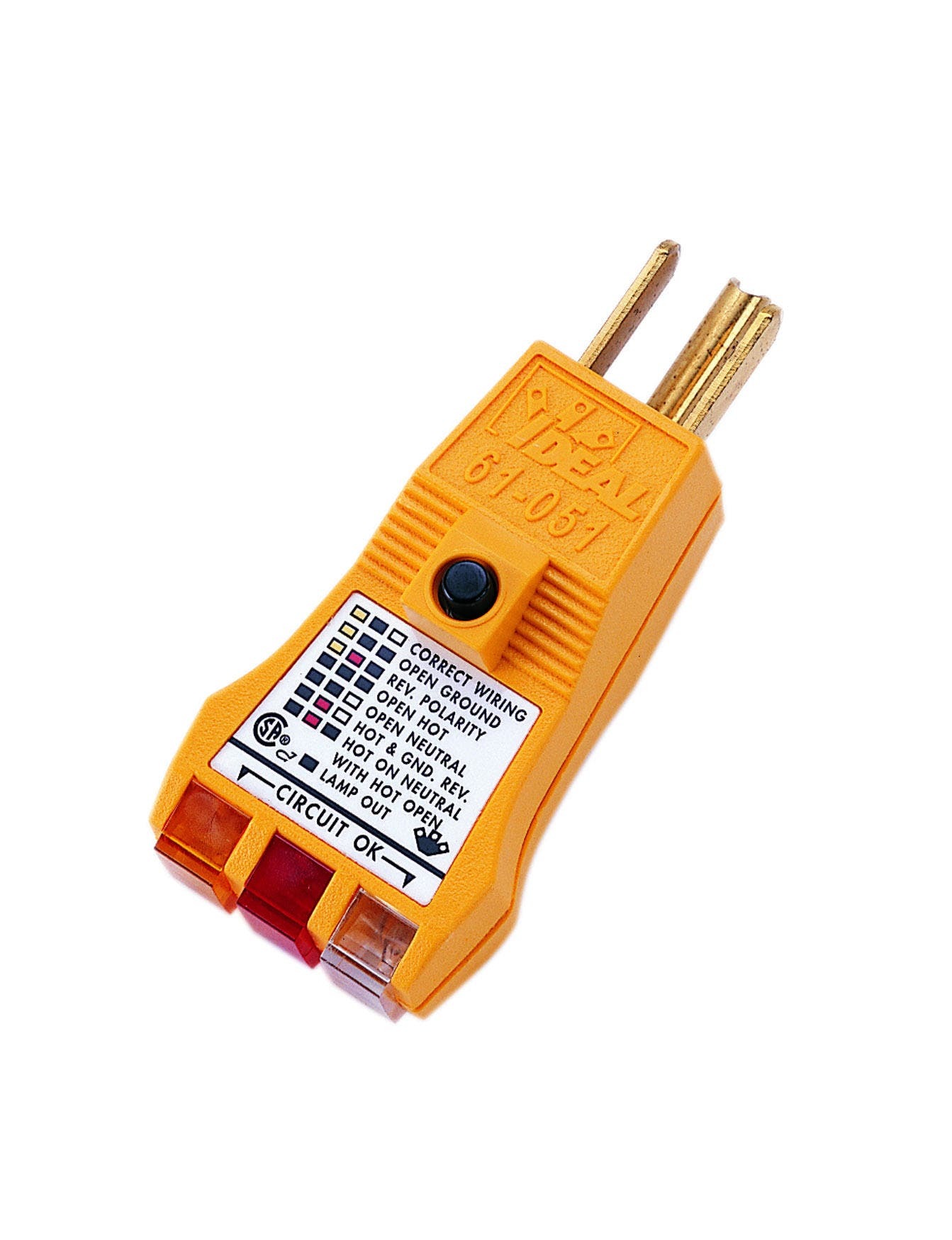 61-051 E-Z Check GFI Circuit Tester, 120 V AC