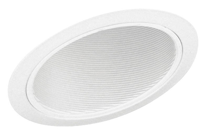 614 WWH Downlight Standard Sloped Baffle Trim, 7-5/16 in ID x 7-3/4 in OD, Halogen Lamp, For Use With IC926, TC926, TC926R, ICPL926-42, ICPL926R-32, IC926LED9G4 Series Housing