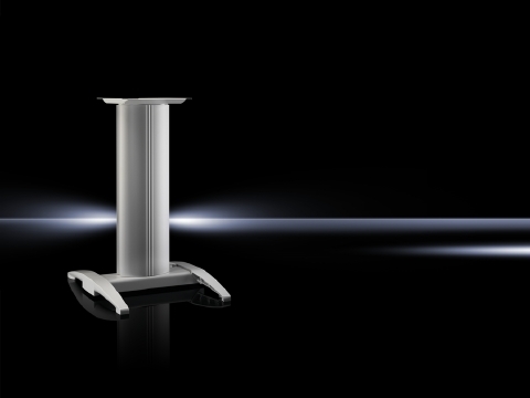 6141200 Complete Stationary Pedestal, 24 in W x 26 in D, For Use With IW Series Industrial Workstation, Worktop, Light Gray