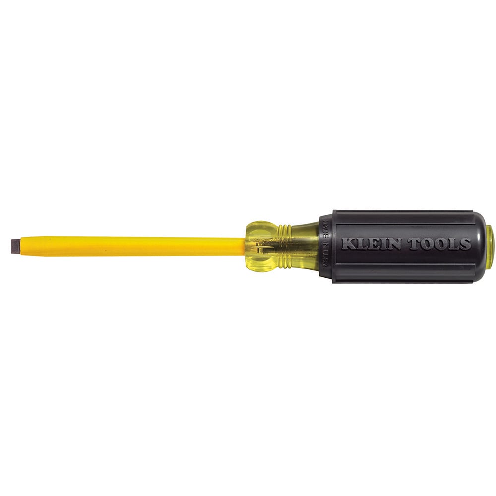 620-6 Cushion-Grip Screwdriver, 5/16 in Cabinet Point, Steel Shank, 10.938 in OAL, Plastic Handle, Black Oxide/Polished Chrome, ANSI/ASME Specified