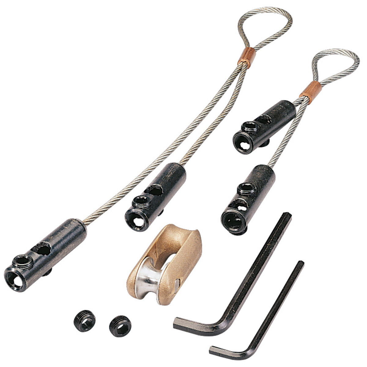 629 Wire Grip Kit, 3/8 in Cable, 1/4 in Dia Eye, 6500 lb Load, Galvanized Steel