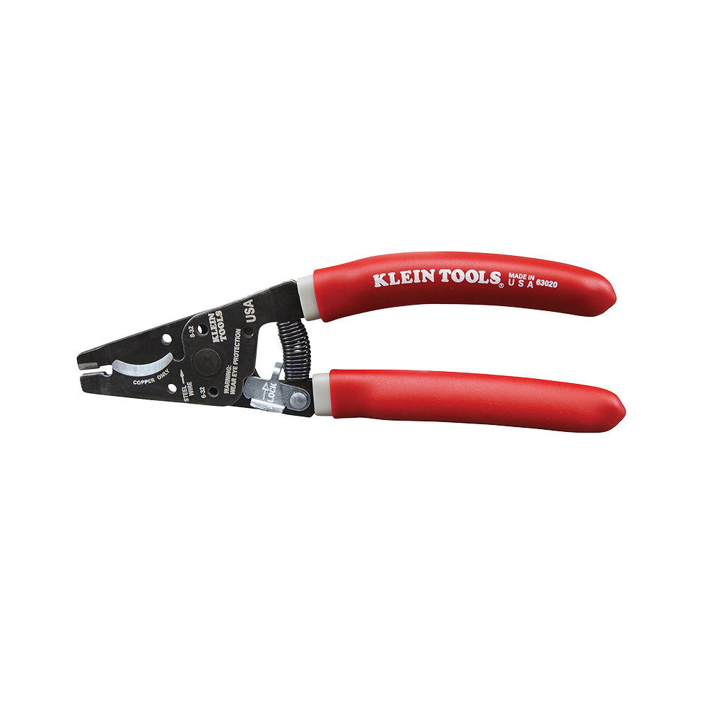 63020 Multi-Cable Cutter, 0.032 in Cable/Wire, 7 in OAL, Steel Jaw