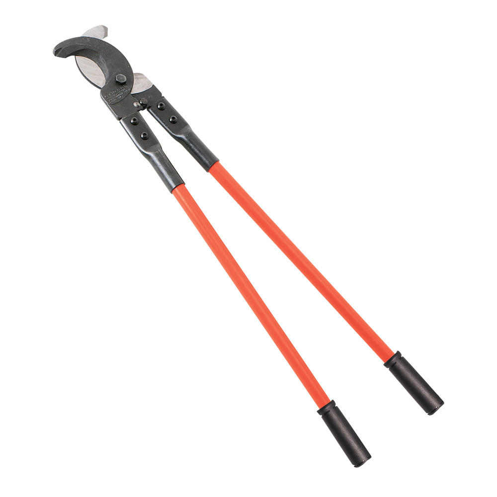 63045 Regular Standard Cable Cutter, 1-3/4 in Cable/Wire, 32 in OAL, For Wire THK 1000 kcmil Cu, 1200 kcmil Al, Forged Steel Jaw