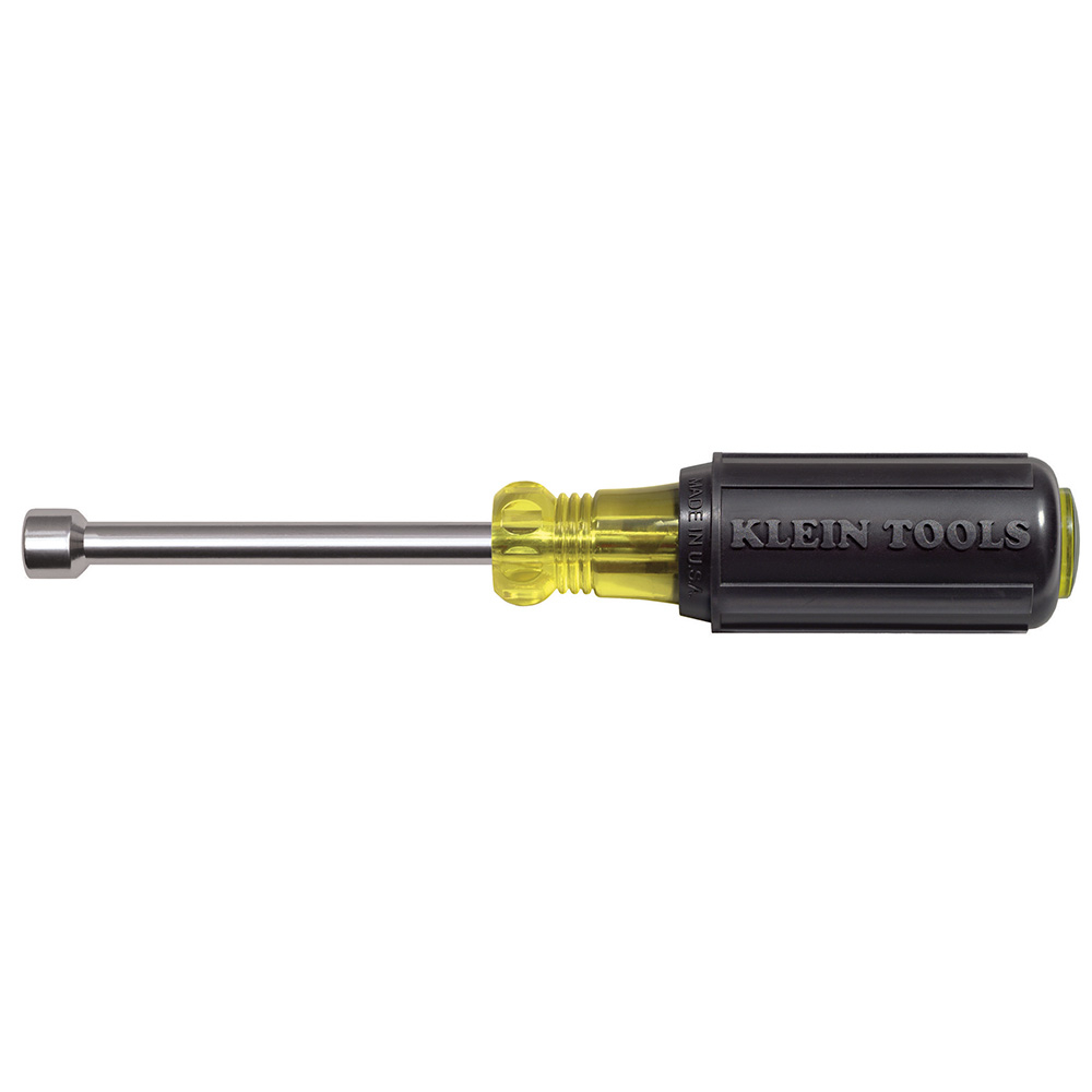 630-5/16M Cushion-Grip Magnetic Nutdriver, 5/16 in, Hollow Shank, Cushion Grip Handle, ANSI/ASME Specified, Polished Chrome