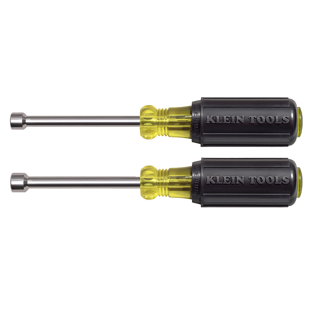 630M Magnetic Nutdriver Set, 1/4 to 5/16 in, 2 Pieces, 6-3/4 in OAL, Cushion Grip Handle