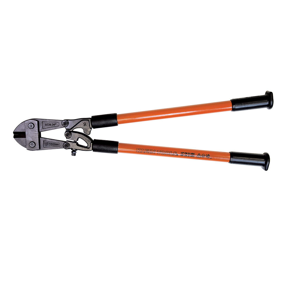 63130 Bolt Cutter, 1/2 in Soft/Medium Material Cutting, 30-1/2 in OAL, Center Cut, Forged Alloy Steel Jaw