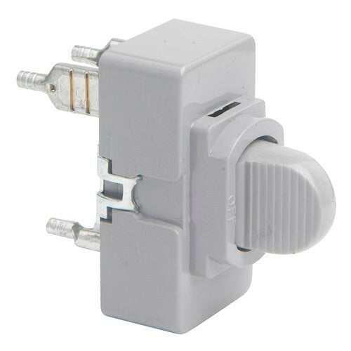 1091GRY Low Voltage Momentary Contact Switch, 3A 24VAC/VDC, Despard Interchangeable