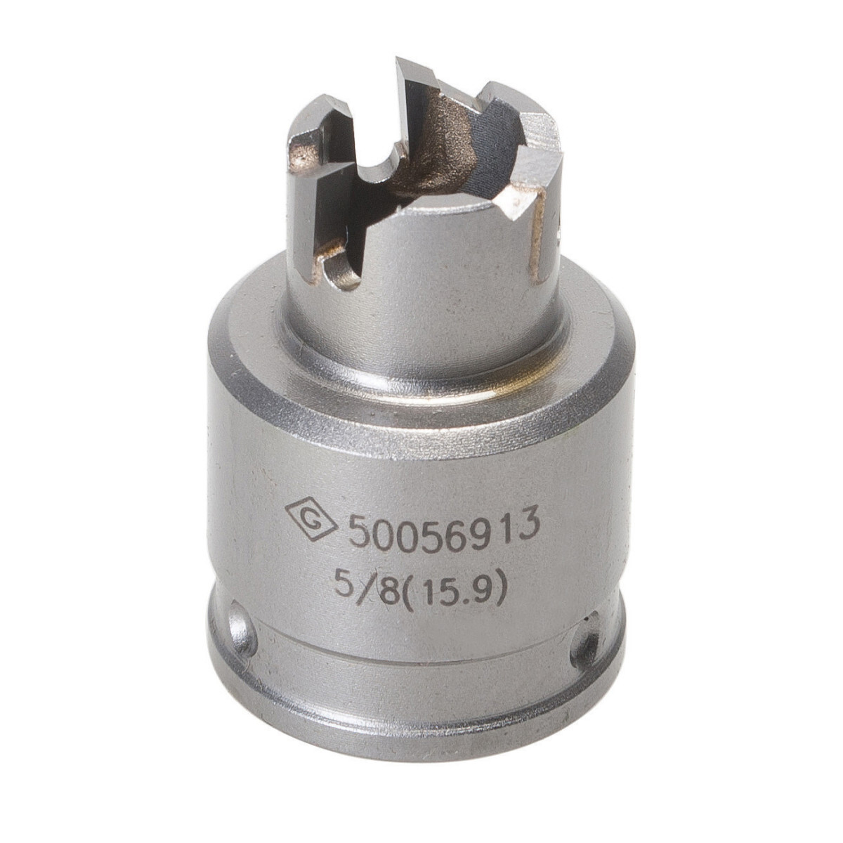 645-5/8 Quick-Change Hole Cutter, 5/8 in Dia, 8 ga D Cutting, Tungsten Carbide Tip Cutting Edge