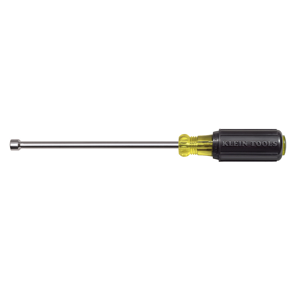 646-1/4M Cushion-Grip Magnetic Nutdriver, 1/4 in, Hollow Shank, Cushion Grip Handle, Polished Chrome
