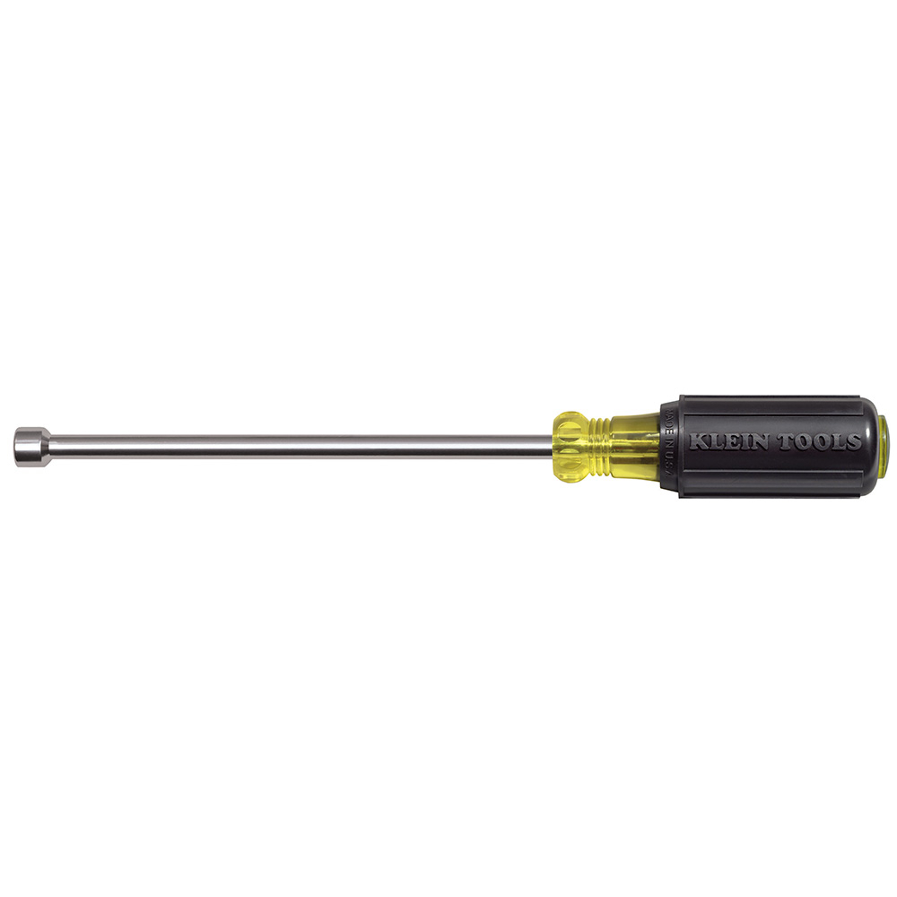 646-5/16M Cushion-Grip Magnetic Nutdriver, 5/16 in, Hollow Shank, Cushion Grip Handle, Polished Chrome