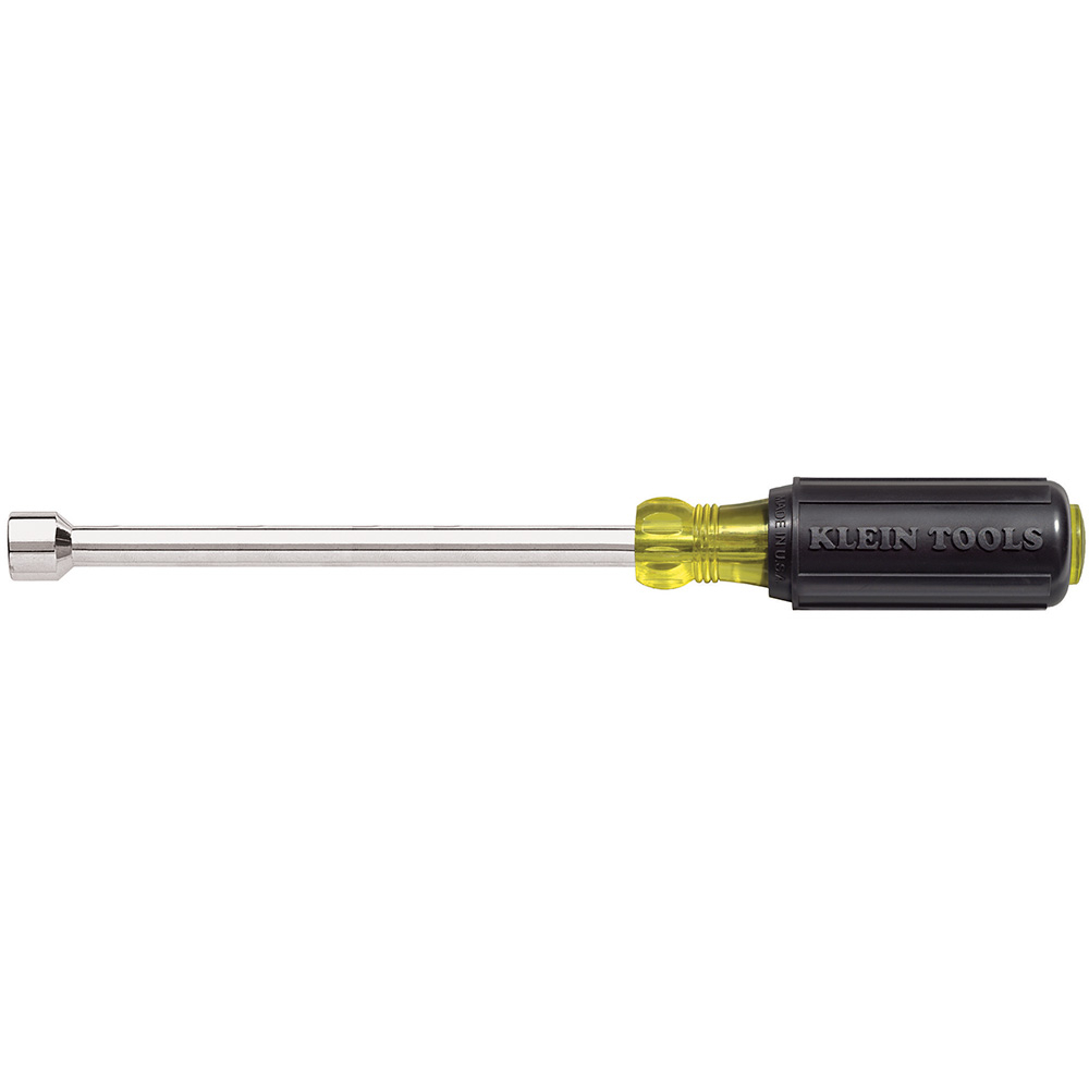 646-9/16 Cushion-Grip Nutdriver, 9/16 in, Hollow Shank, Cushion Grip Handle, ANSI/ASME Specified, Polished Chrome