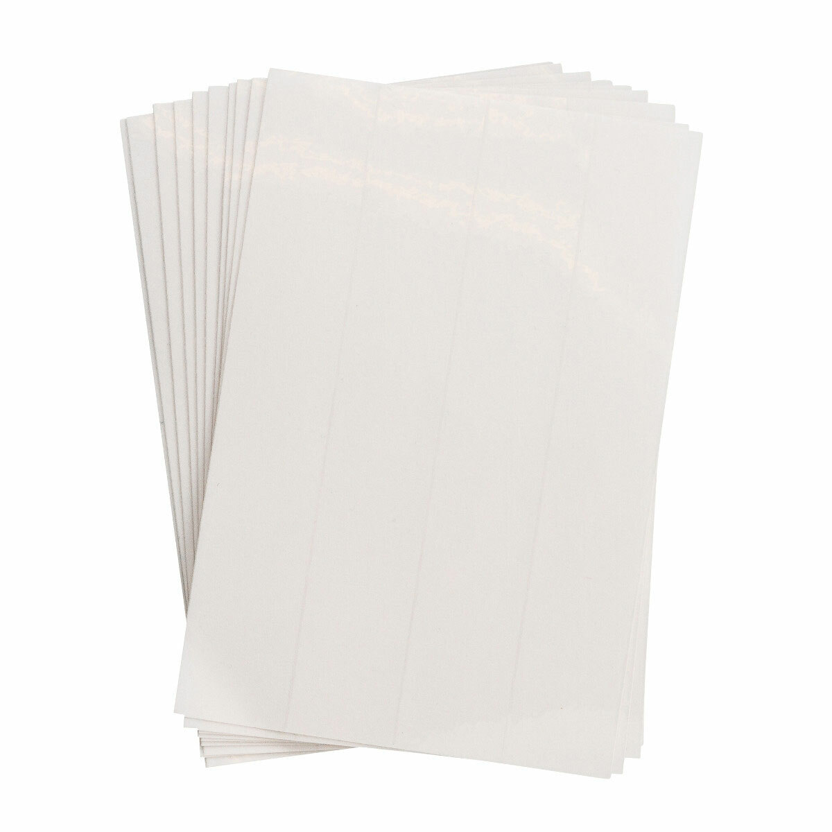 65508 Self-Sticking Lock Label, 6 in W, Clear, B-674 Polyester, 10 per Card Labels