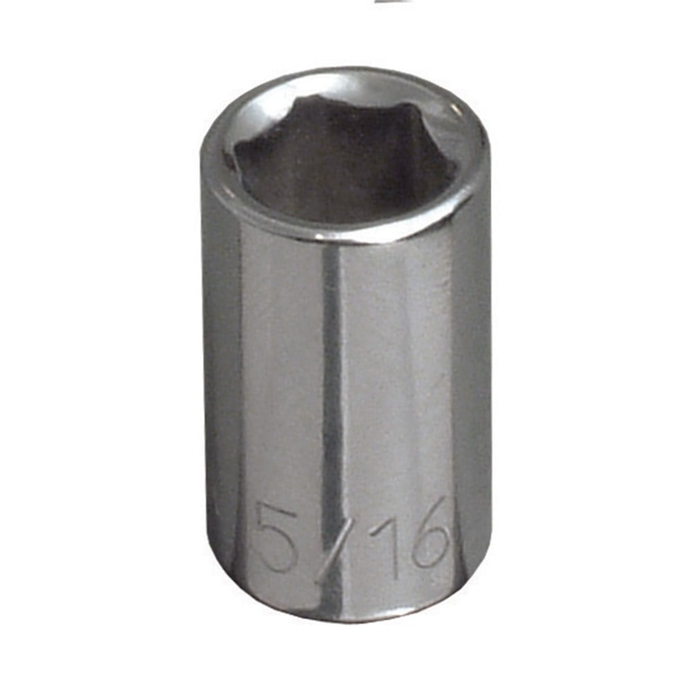 65605 Socket, 1/4 in Hex Drive, 11/32 in Standard Socket, 6 Points