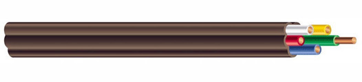 65676902 Class 2 Thermostat Wire, 150 V AC, (8) 18 AWG Solid Copper Conductor, 250 ft L