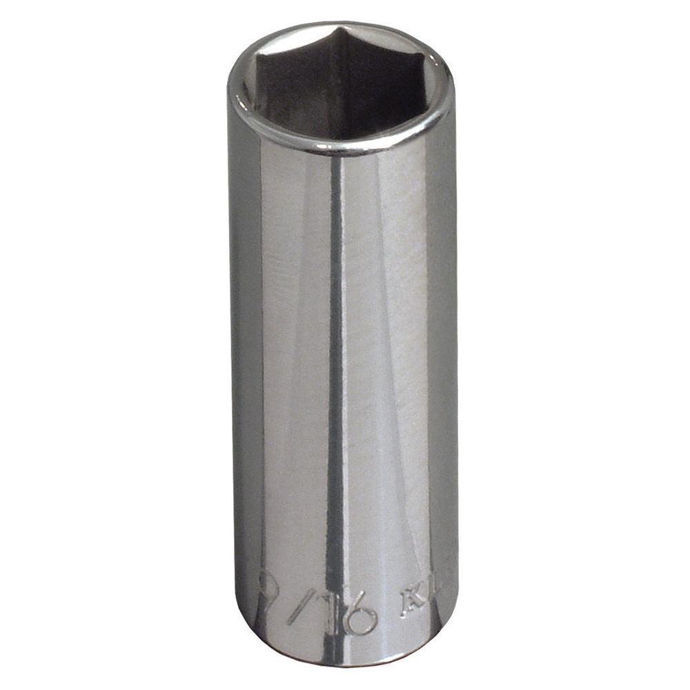 65711 Socket, 3/8 in Hex Drive, 7/16 in Deep Socket, 6 Points