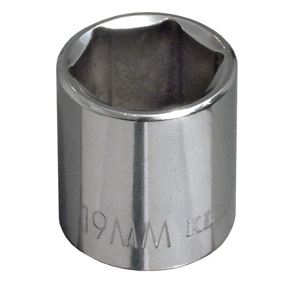 65908 Socket, 3/8 in Hex Drive, 8 mm, 6 Points
