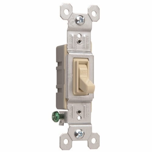 660IG Trademaster Grounding Toggle Switch, Ivory