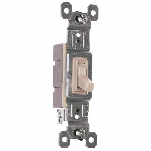 660LAG Trademaster Grounding Toggle Switch, Light Almond