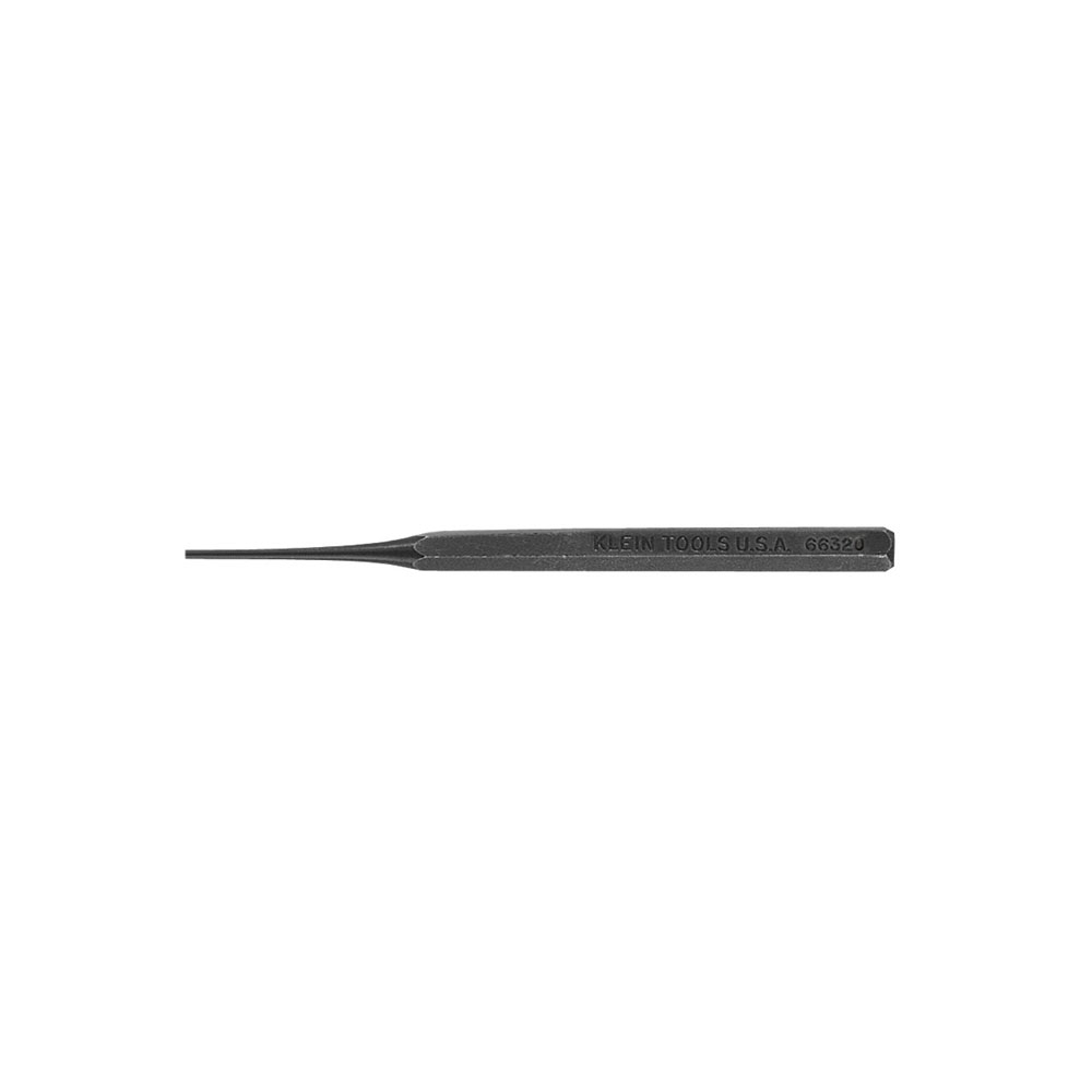 66320 Pin Punch, 1/16 in, 4-1/4 in OAL, Carbon Steel Tip