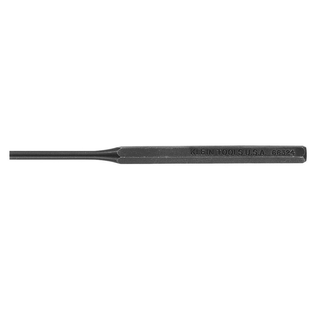 66324 Pin Punch, 3/16 in, 5-1/2 in OAL, High Carbon Steel Tip