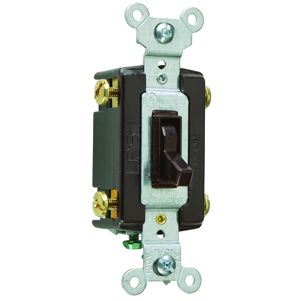 664G Trademaster Grounding Toggle Switch, Brown