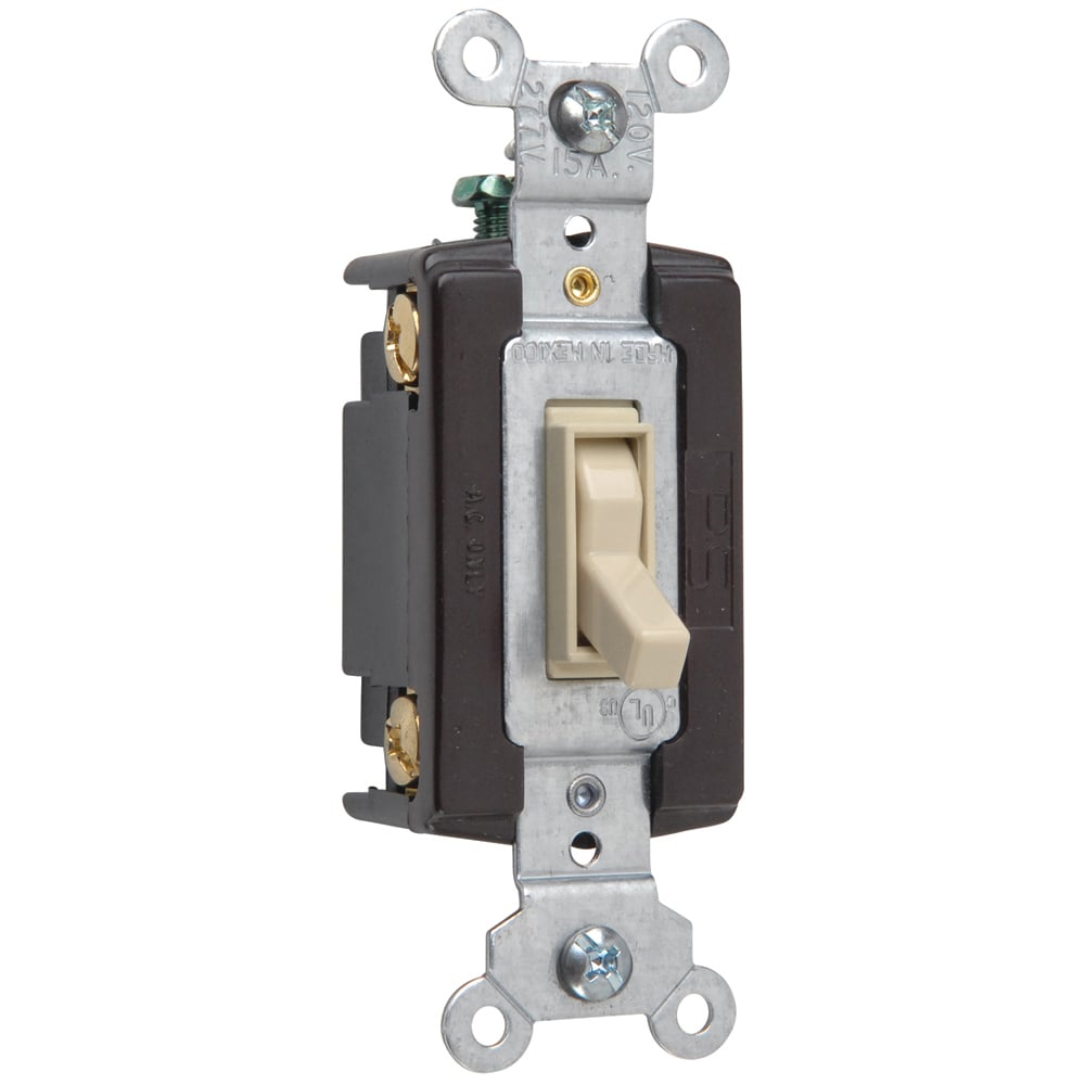 664IG Trademaster Grounding Toggle Switch, Ivory
