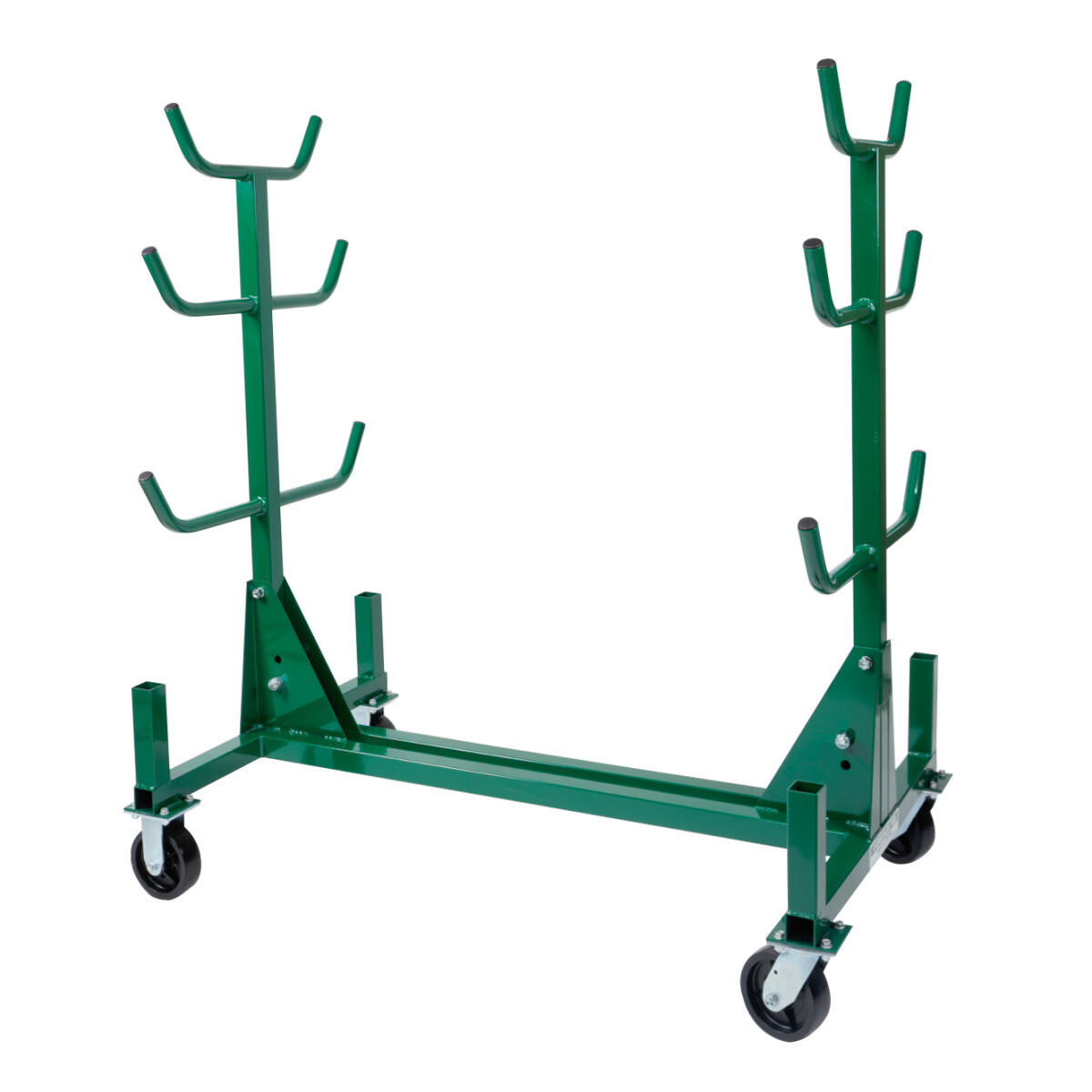 668 Pipe and Conduit Rack, 63-1/2 in H x 34 in W x 58-1/2 in D, 1000 lb, Steel