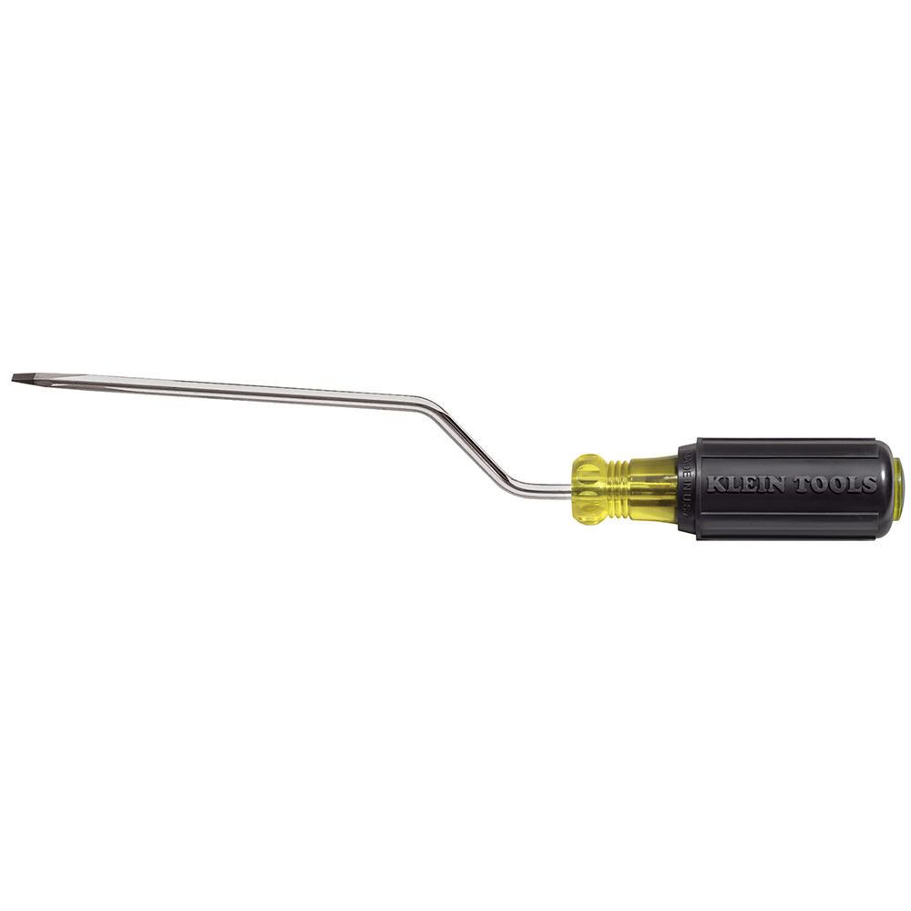670-3 Cushion-Grip Rapi-Driv Screwdriver, 3/16 in Cabinet Point, Steel Shank, 7-3/4 in OAL, Acetate Handle, Polished Chrome, ANSI/ASME Specified