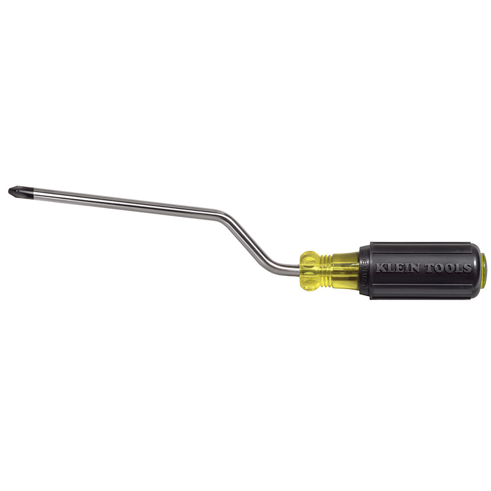 682-6 Screwdriver, #2 Phillips Point, Steel Shank, 9-3/4 in OAL, Acetate Handle, Polished Chrome, ANSI/ASME Specified