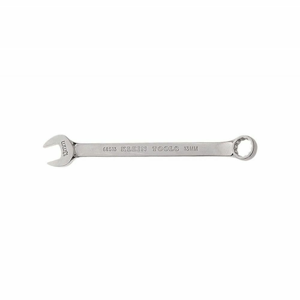 68513 Combination Wrench, 13 mm Wrench, 12 Points, 15 deg Offset, 7-1/8 in OAL, Forged Alloy Steel, Polished Chrome/Nickel Plated