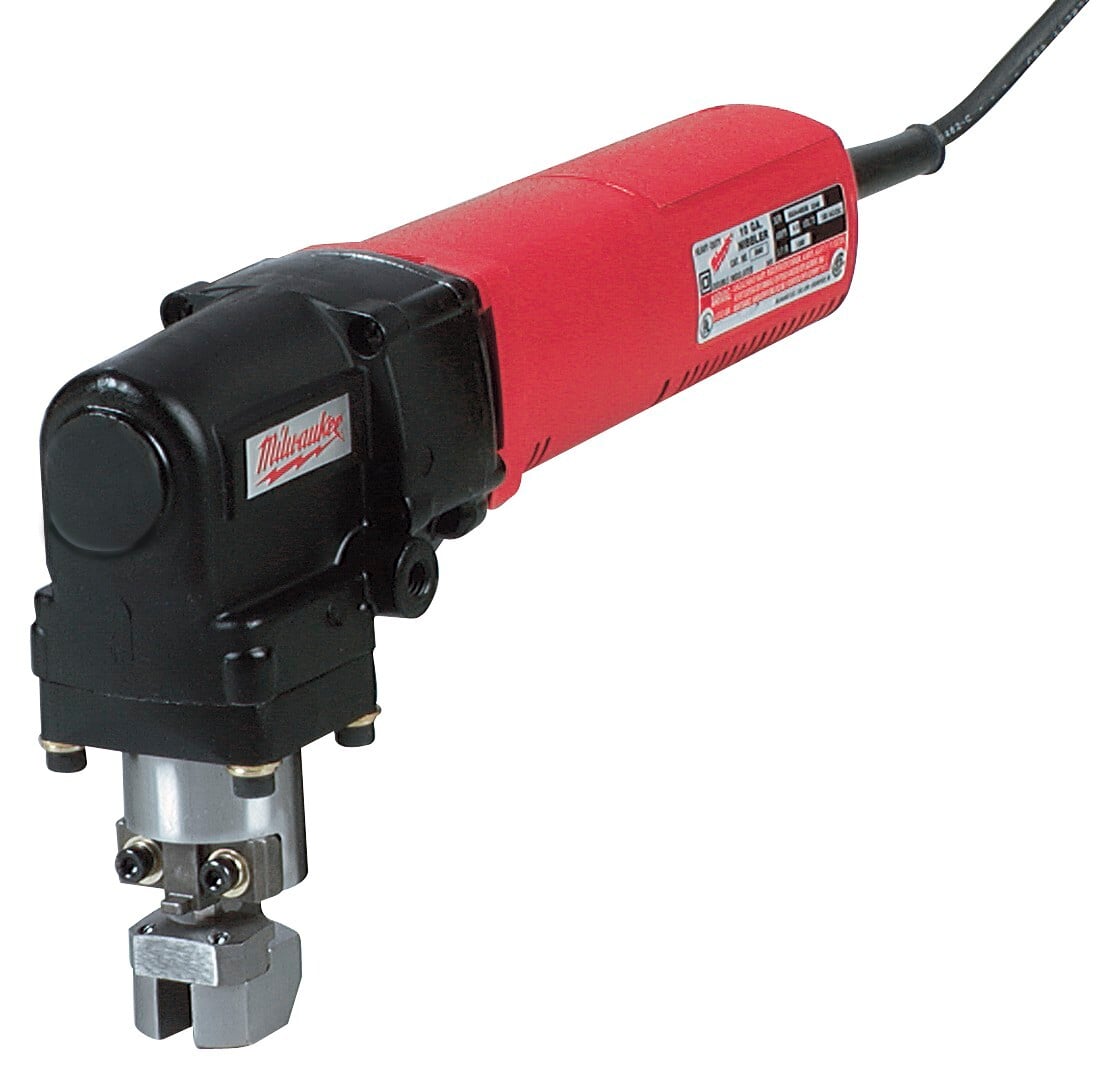 6880 Double Insulated Corded Electric Nibbler, 12 ga Stainless Steel, 10 ga Steel Cutting, 2-1/2 in Cutting Radius, 1000 spm, 120 V AC/DC, Metal/Nylon Housing, 12-1/4 in OAL