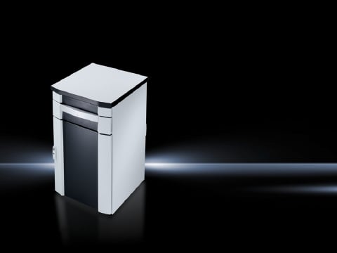6900000 IW Series Workstation Enclosure, 24 in W x 24 in D x 35.43 in H, NEMA 12/IP55, Sheet Steel