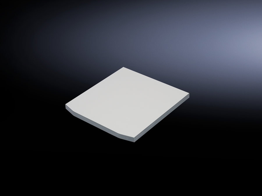 6902300 Small Worktop, For Use With Workstation, NEMA 12, IP55, Slate Gray Worktop Edge Strip, White Aluminum Worktop Handle, Chipboard, Light Gray