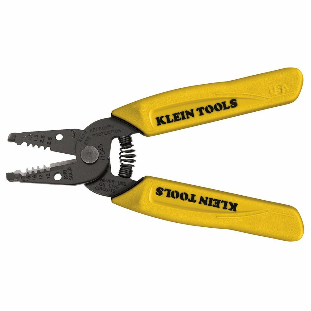 11048 Dual Wire Stripper/Cutter, 14 to 10 AWG Solid Cable/Wire