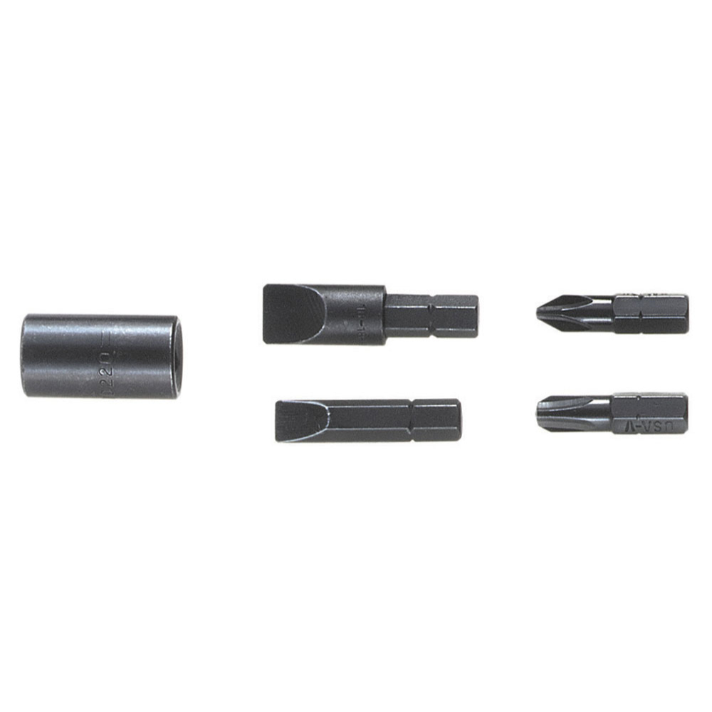 70229 Screwdriver Bit Set, 4 Pieces, Steel