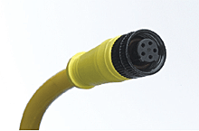MIC 4P FP 6FT. 90D #22/4 PVC