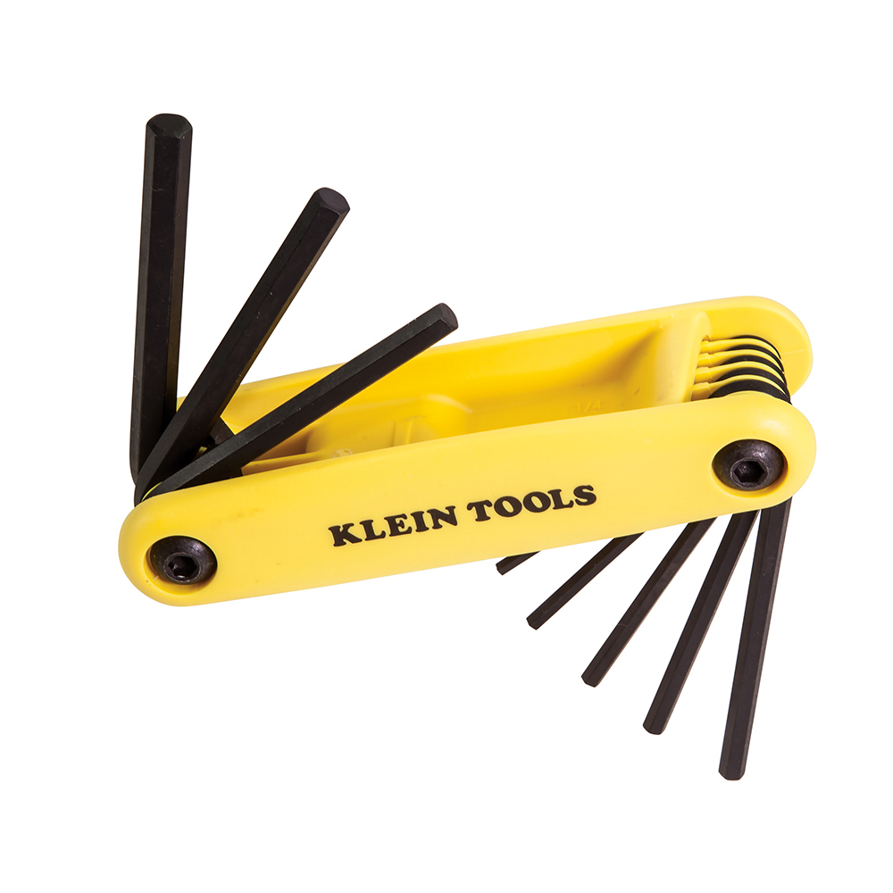 70574 Grip-It 2-Position Hex Key Set, 9 Pieces, 5/64 to 1/4 in Hex, Alloy Steel