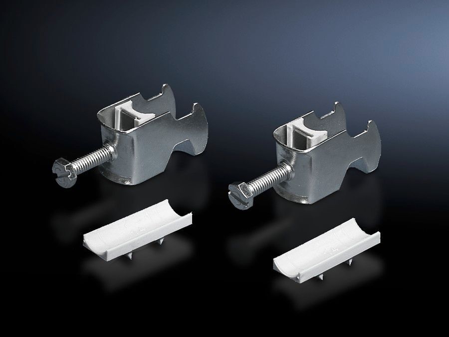 7097300 Cable Clamp, For Use With 26 to 30 mm Dia Cable, C-Rail, Sheet Steel