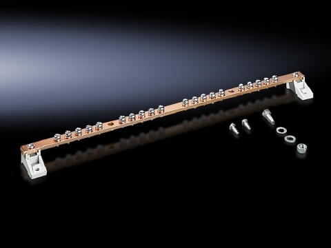 7113000 Horizontal Ground Rail, For Use With DK, TS, TS IT, SE Series 600/800 mm W Enclosure, 200 A, Electro Copper