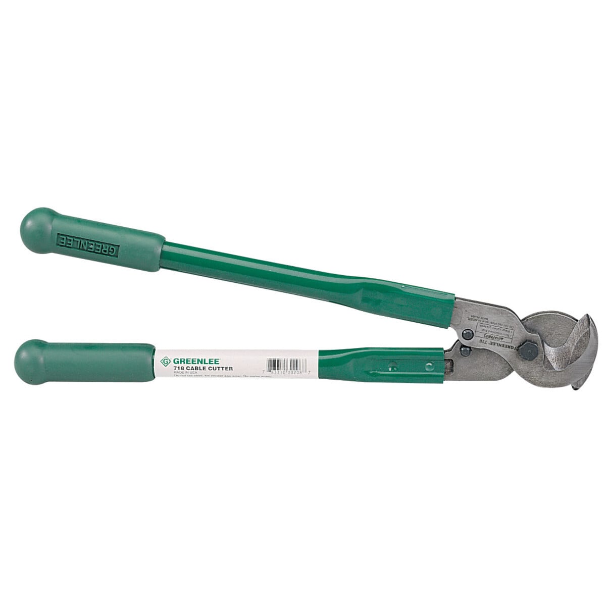 718 Cable Cutter, 350 kcmil Aluminum, 4/0 AWG to 350 kcmil Copper Cable/Wire, 18 in OAL, Steel Jaw
