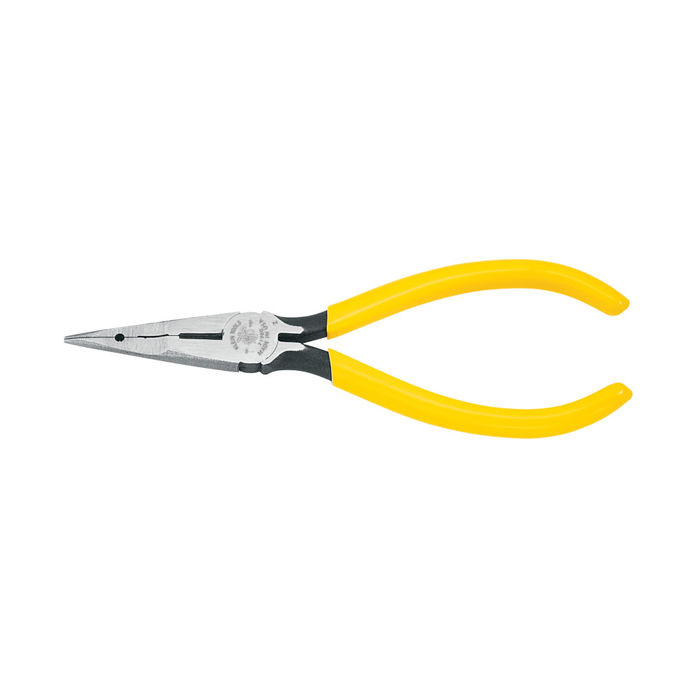 71980 Type L1 Long Nose Plier, Knurled/Serrated Steel Jaw, 1-7/8 in L x 0.688 in W Jaw, 6-5/8 in OAL, 3/32 in W Tip